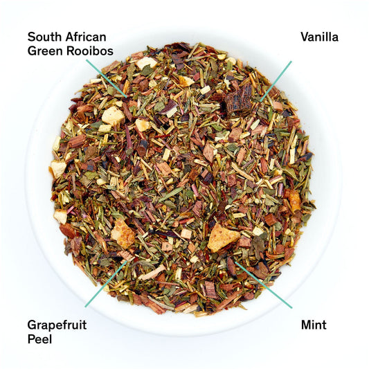 Cocteau: Vanilla Grapefruit Mint Rooibos (Caffeine Free)