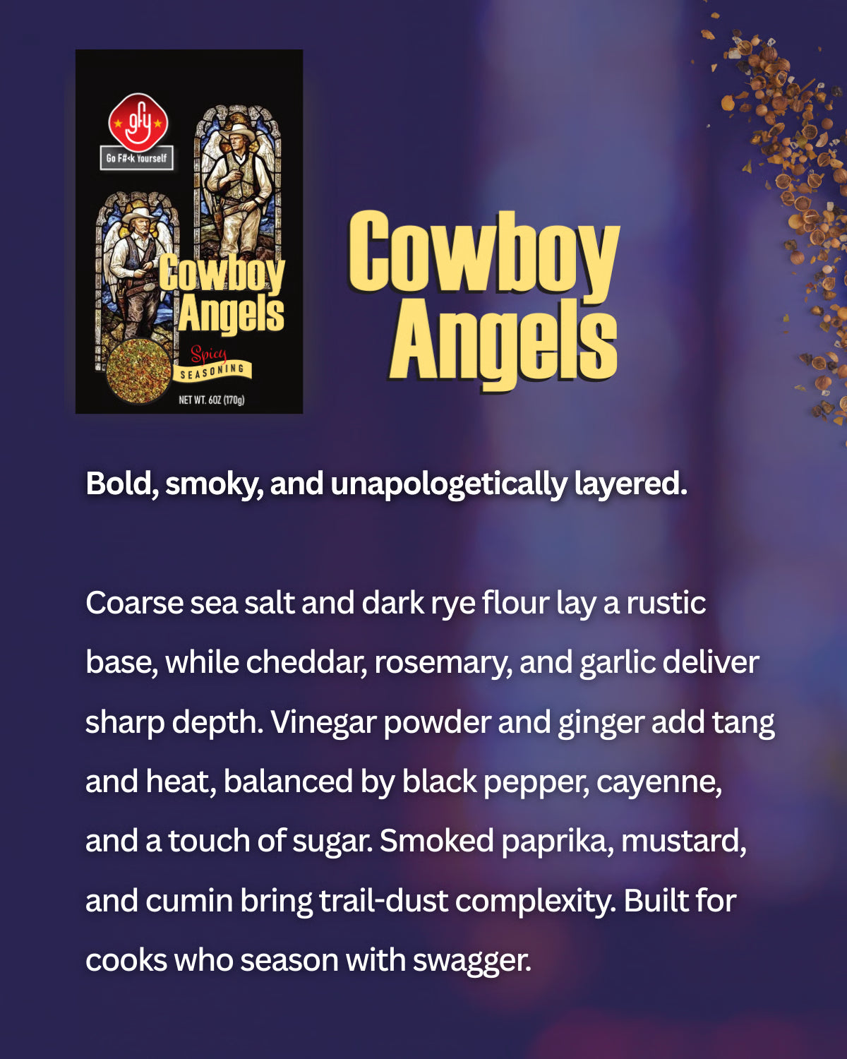 GFY - Cowboy Angels Seasoning (6oz)