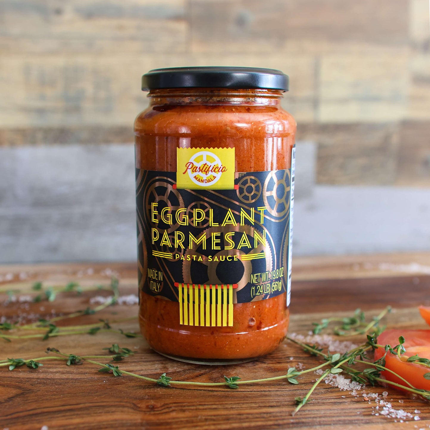 Bright Idealist Combo – Sicilian Eggplant Sauce & Gragnano Fettucce