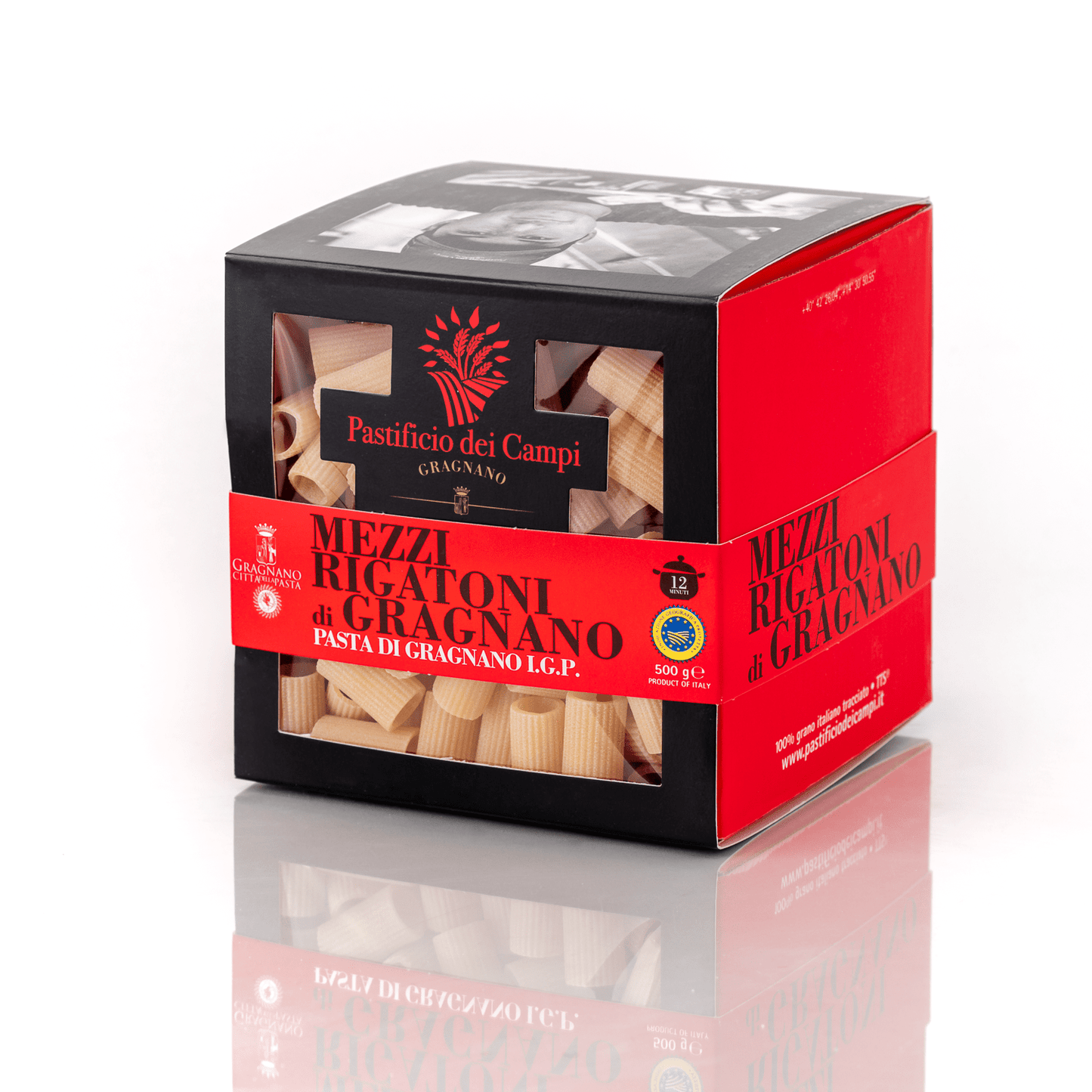 P. dei Campi - Mezzi Rigatoni di Grag. Pasta 500g