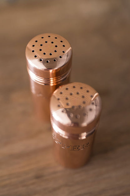 Copper Salt & Pepper Shakers