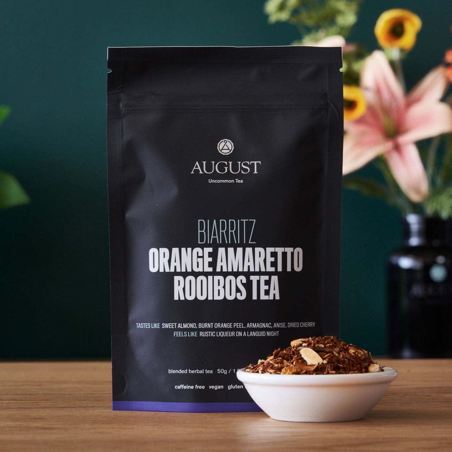 Biarritz: Orange Amaretto Rooibos Tea (Caffeine Free)