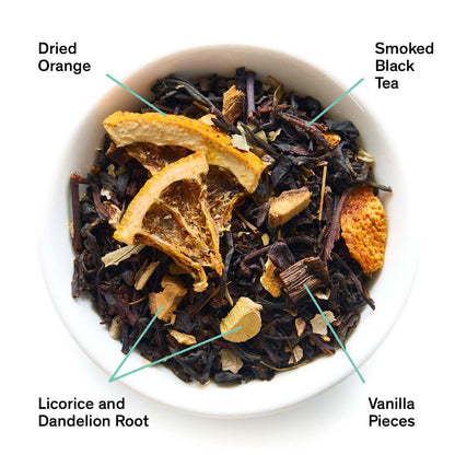 Mood Indigo: Smoky Orange Vanilla Black tea