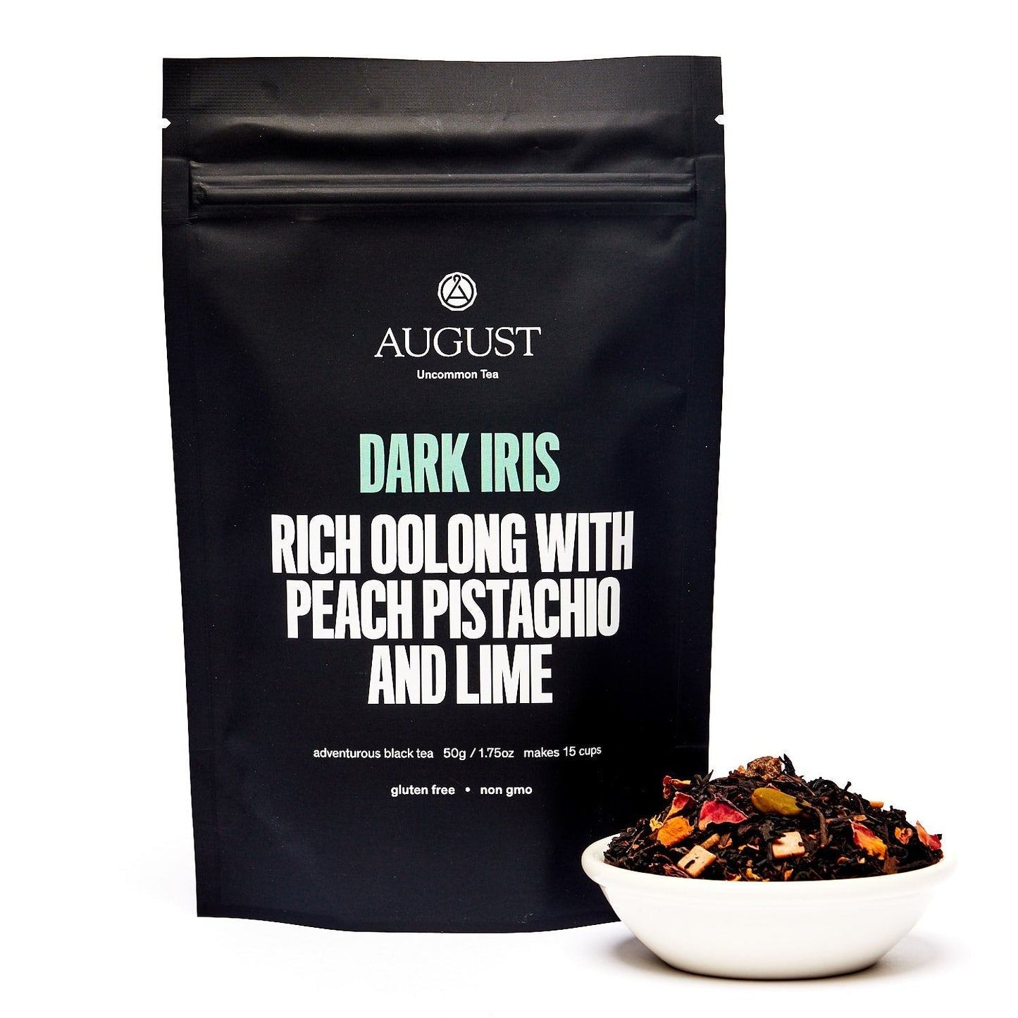 Dark Iris: Peach Pistachio Oolong Tea