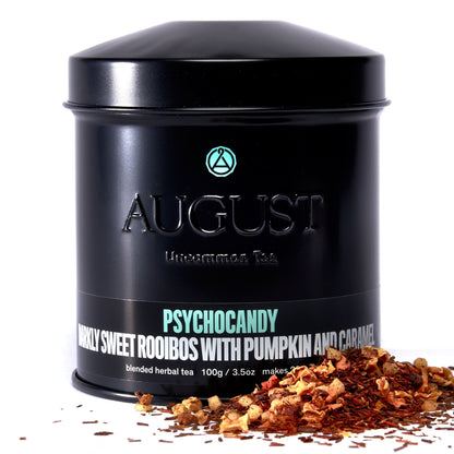 Psychocandy: Roasted Pumpkin Caramel Rooibos Tea (Caffeine Free)