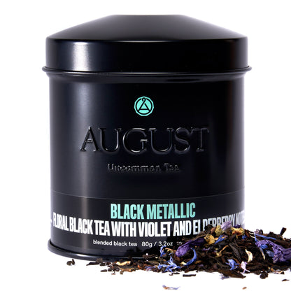 Black Metallic: Violet Elderberry Black Tea