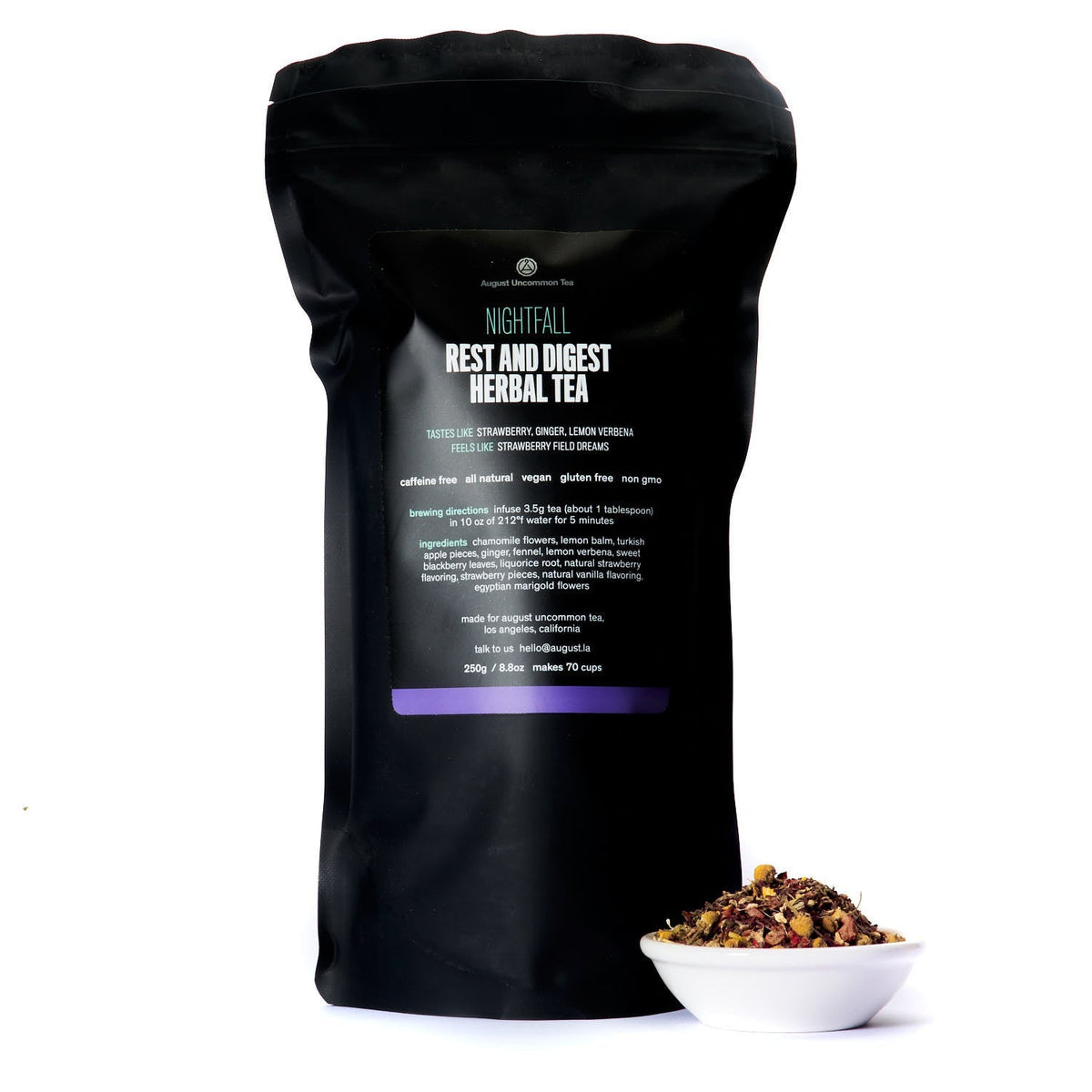 Well Rested No Caffeine Nightfall: Rest and Digest Herbal Tea (Caffeine Free) – Chef's Mandala ...
