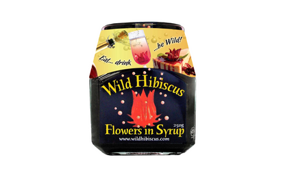 Wild Hibiscus Flowers in Syrup 8.8 oz