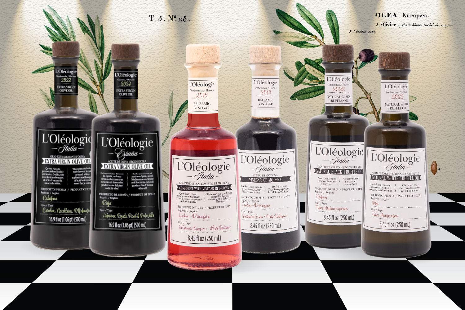 L'Olèologie Olive Oil & Vinegar Variety 6 Pack (Small)