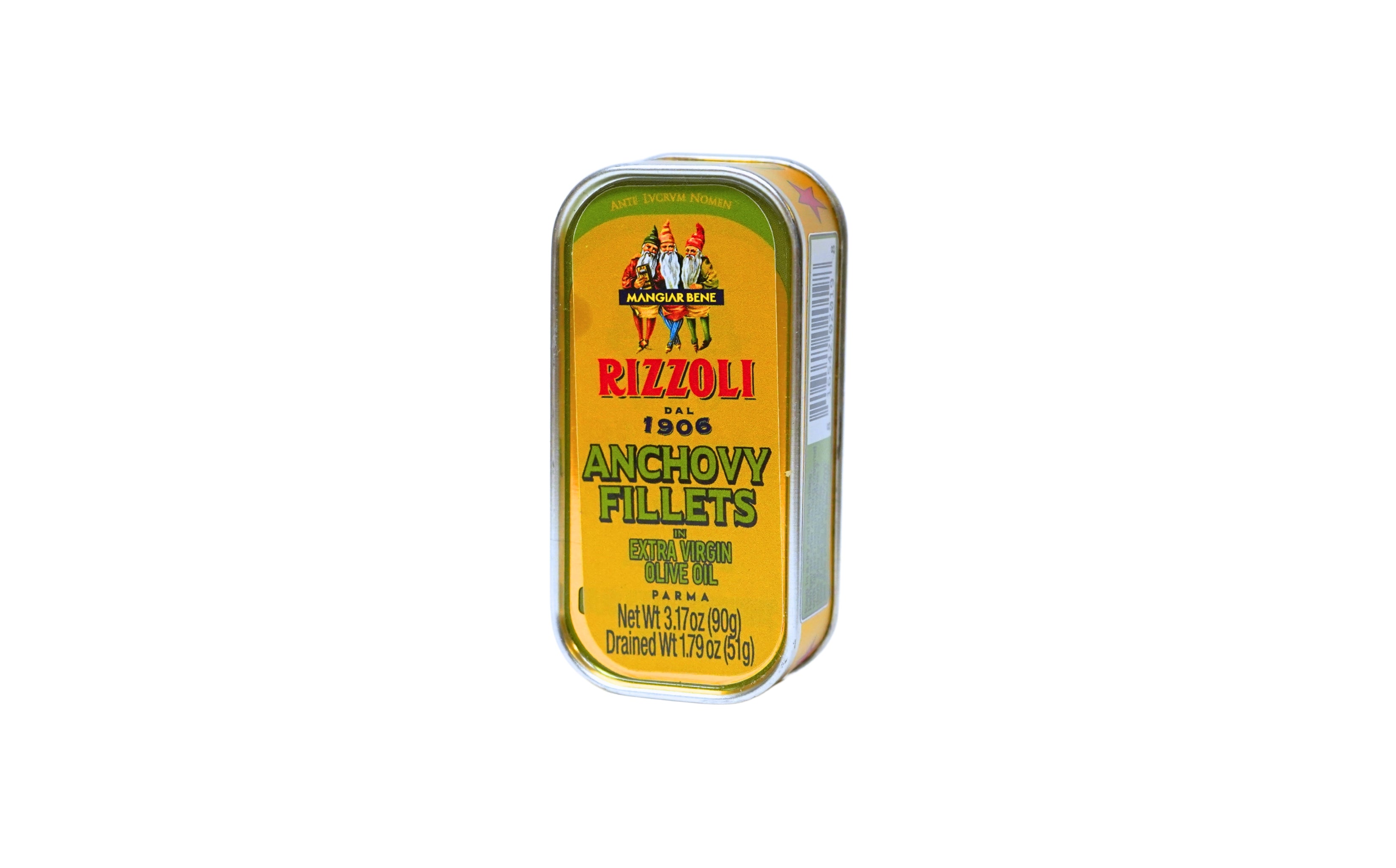 Rizzoli Anchovy Fillets Olive Oil Tin 3.17 oz