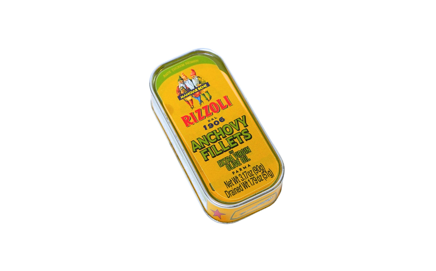 Rizzoli Anchovy Fillets Olive Oil Tin 3.17 oz