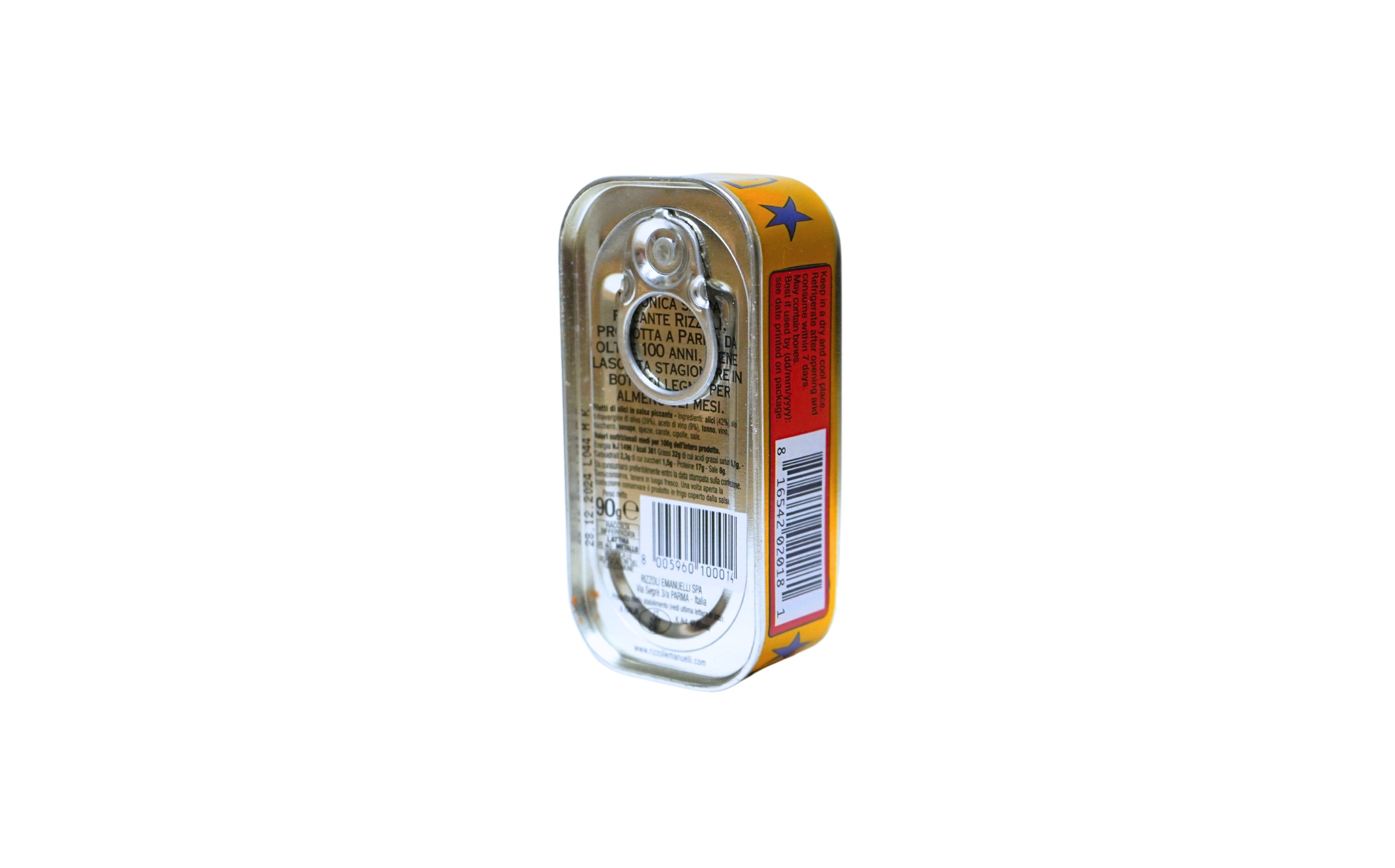 Rizzoli Anchovy Fillets Spicy Tin 3.17 oz