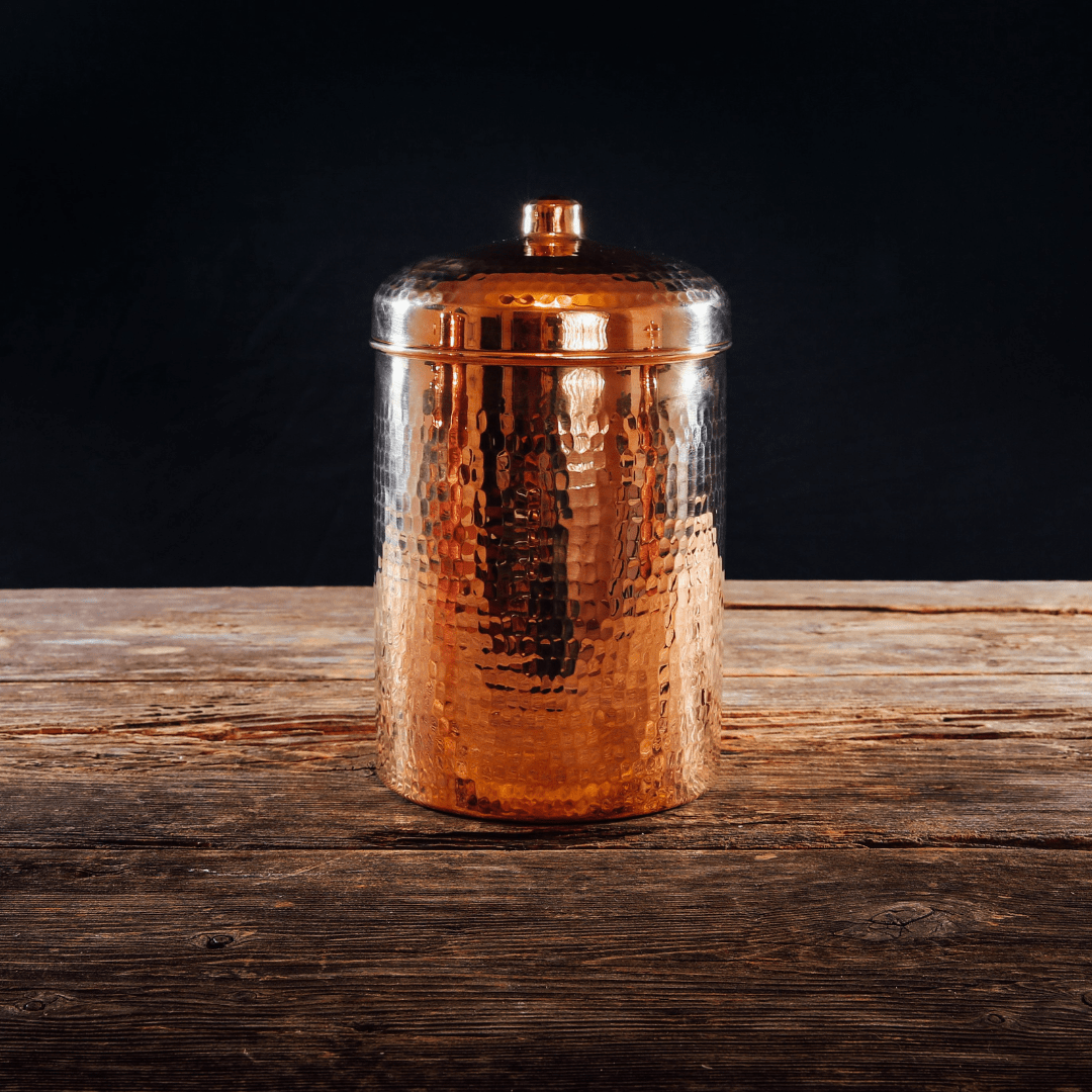 Copper Kitchen Canisters 2 Piece (handmade!)