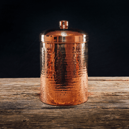 Copper Kitchen Canisters 2 Piece (handmade!)