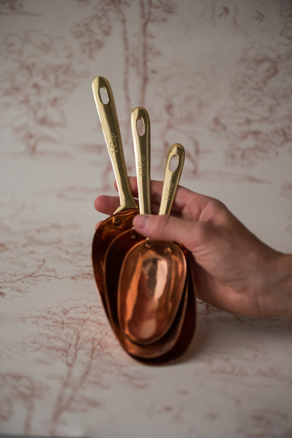 Copper Measuring Scoops