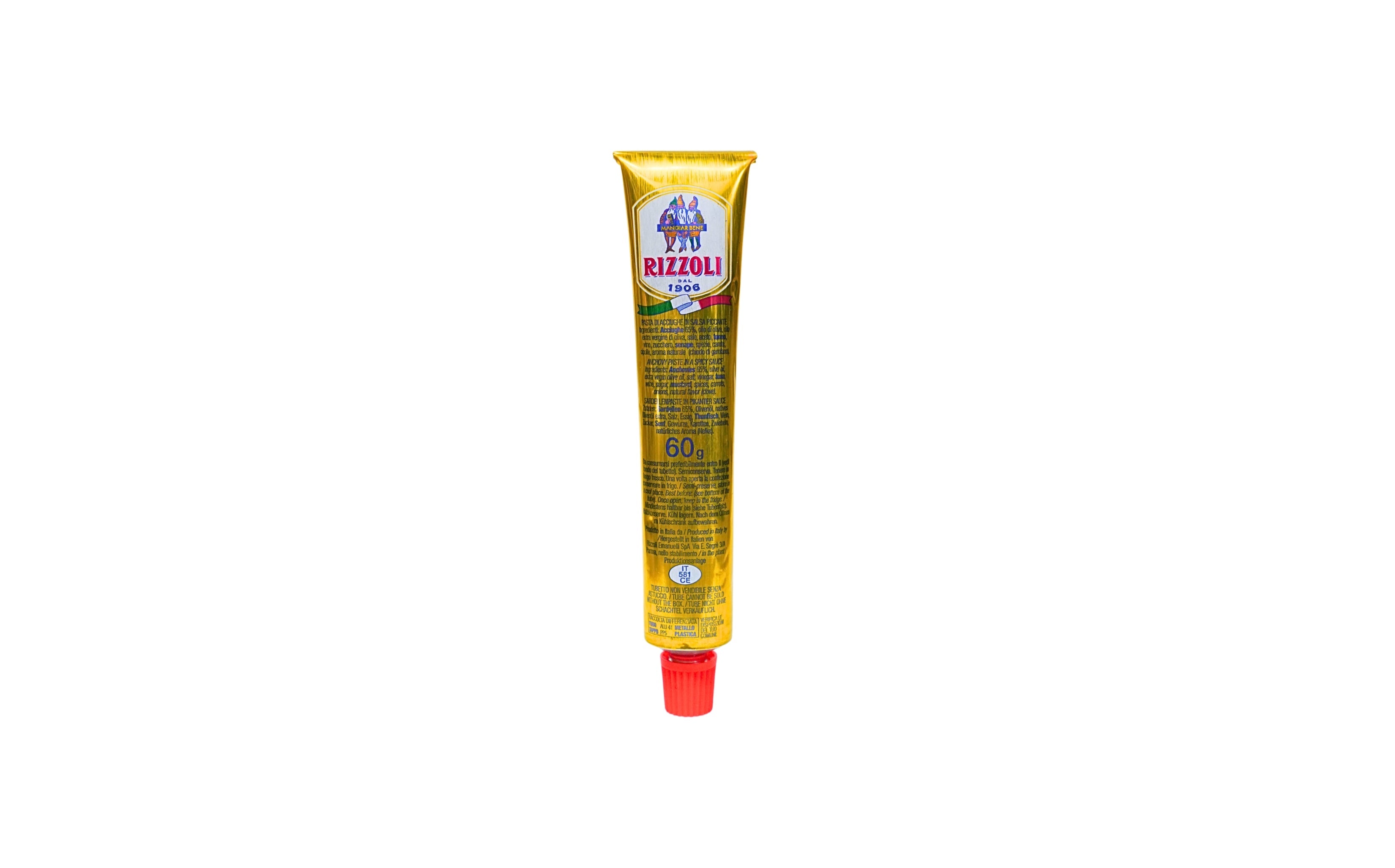 Rizzoli Anchovy Paste Spicy Tube 2.12 oz