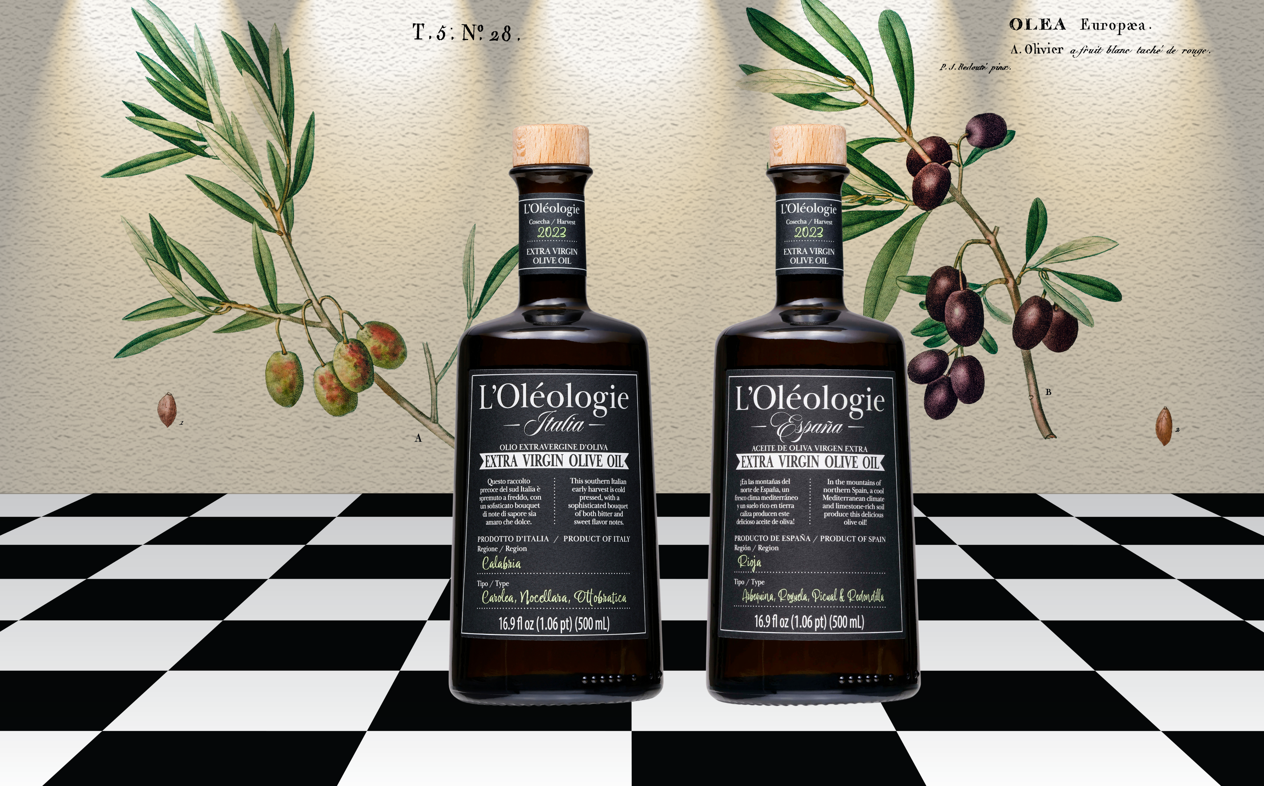 L'Olèologie Extra Virgin Olive Oil 2 Pack Gift Set (Large)
