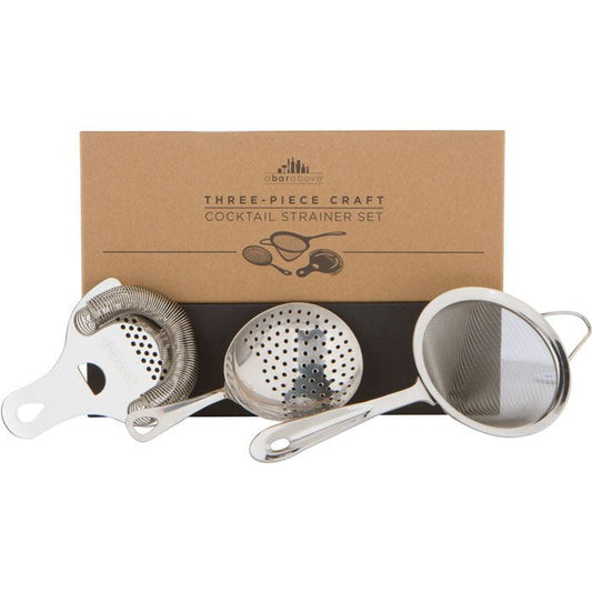 Complete 3-Piece Bar Strainer Set