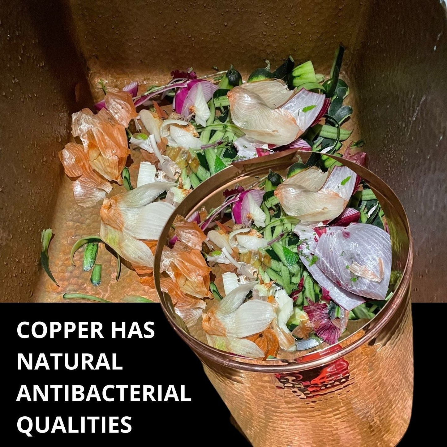 Copper Kitchen Compost Bin (Handmade Canisters!)