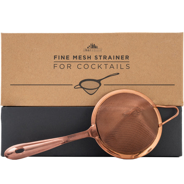 Antique Copper Fine Mesh Strainer