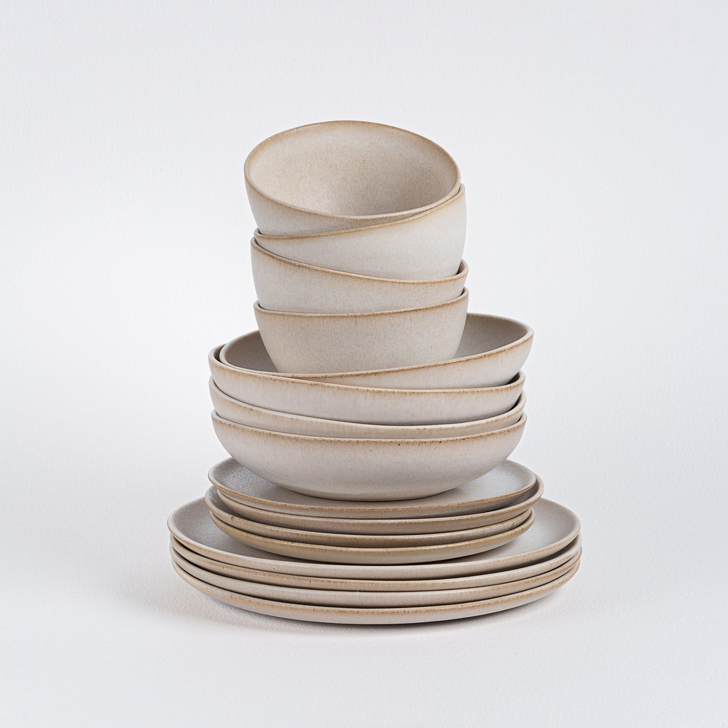 Egg Back Home Sand Storm Stoneware Dinnerware Set