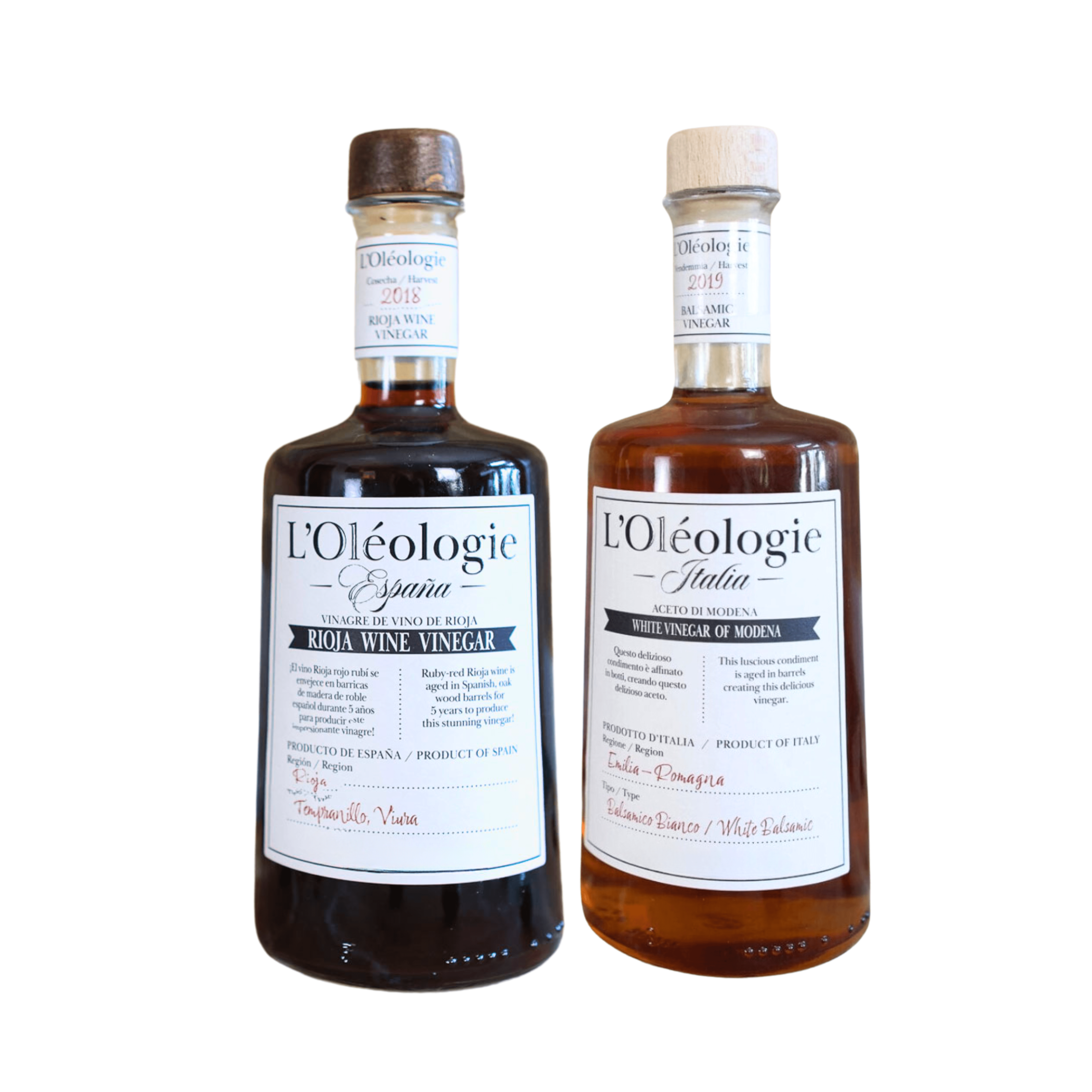 L'Oléologie Aged Vinegar 2 Pack Gift Set (Small)