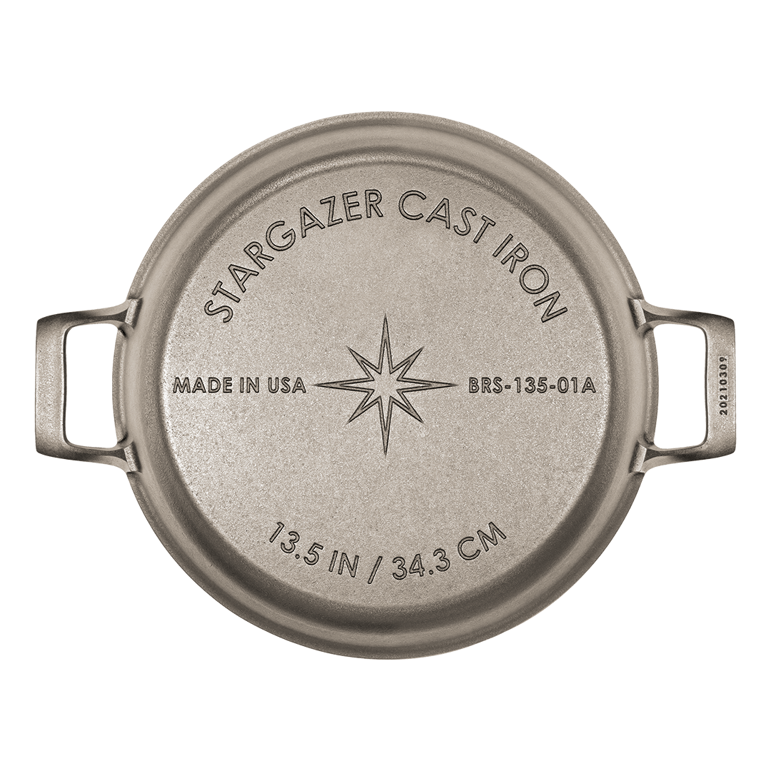 13.5-Inch Cast Iron Braiser