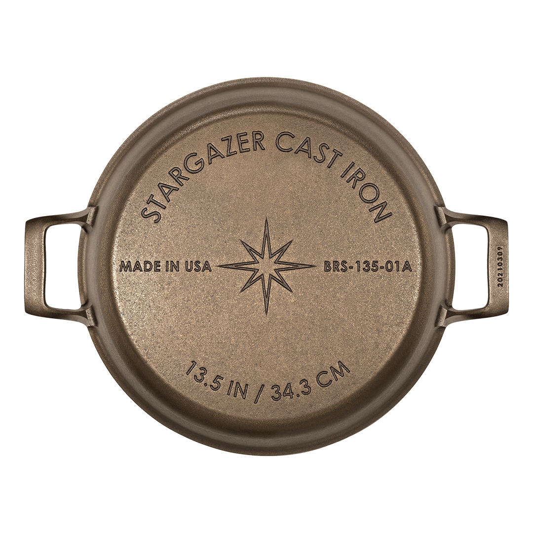 13.5-Inch Cast Iron Braiser