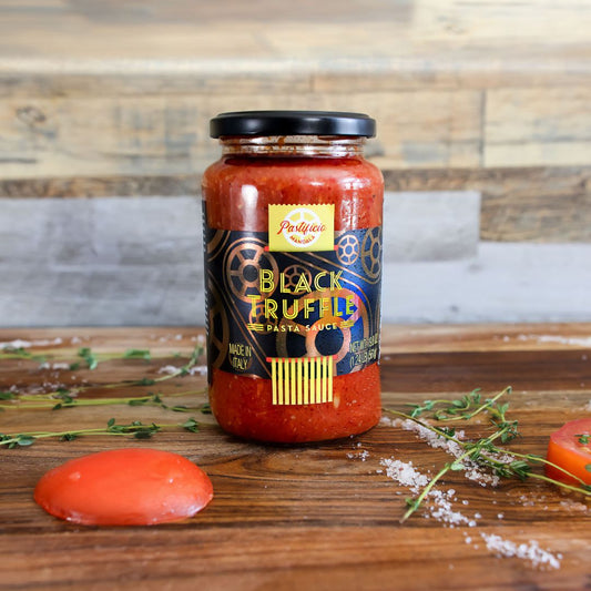 Artisanal Pasta & Sauce Combo – Black Truffle Sauce & Gragnano Linguine