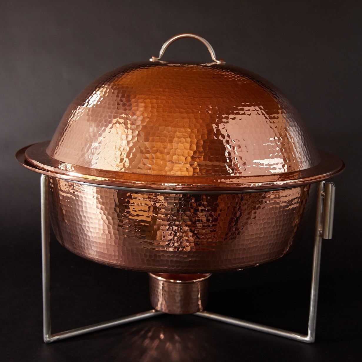 Copper Round Dome Chafers (handmade!)