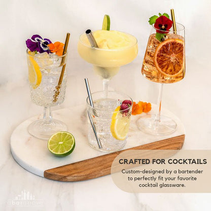 Stainless Steel Metal Cocktail Straws