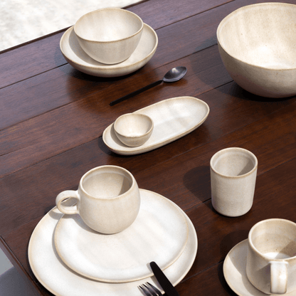 Egg Back Home Sand Storm Stoneware Dinnerware Set