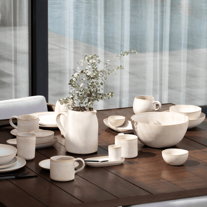 Egg Back Home Sand Storm Stoneware Dinnerware Set