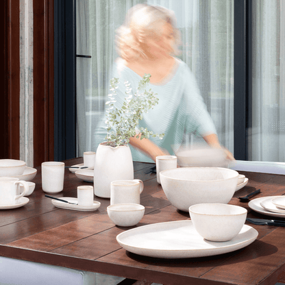 Egg Back Home Sand Storm Stoneware Dinnerware Set