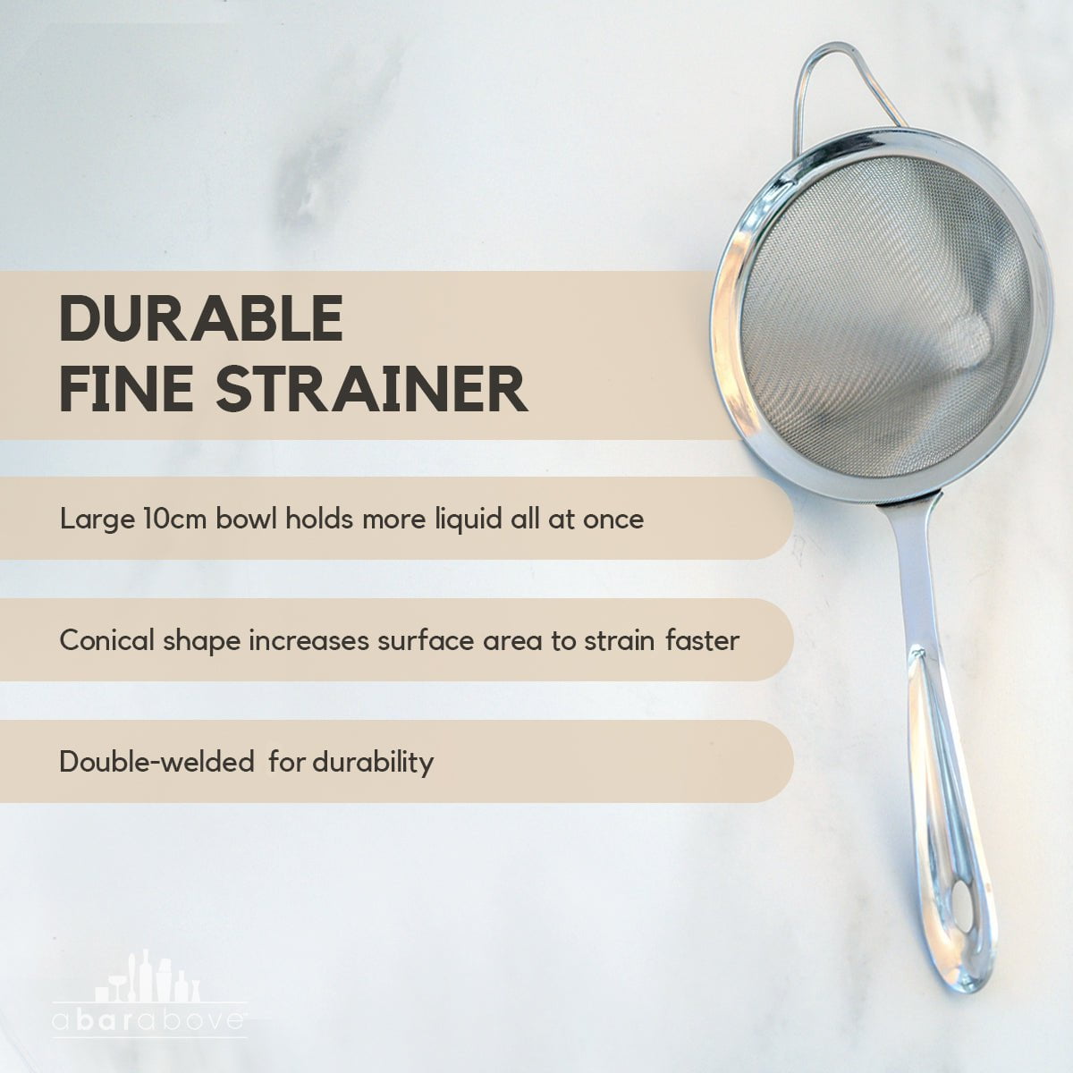 Complete 3-Piece Bar Strainer Set