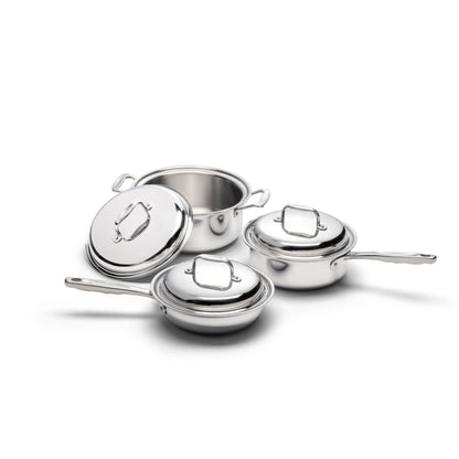 6 Piece Stainless Steel Cookware Set