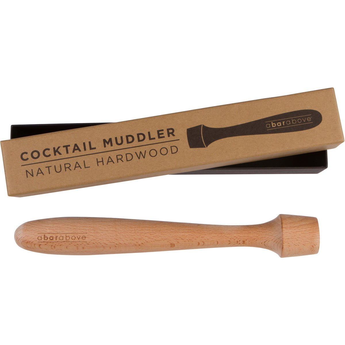 Natural Hardwood Extra Long Cocktail Muddler