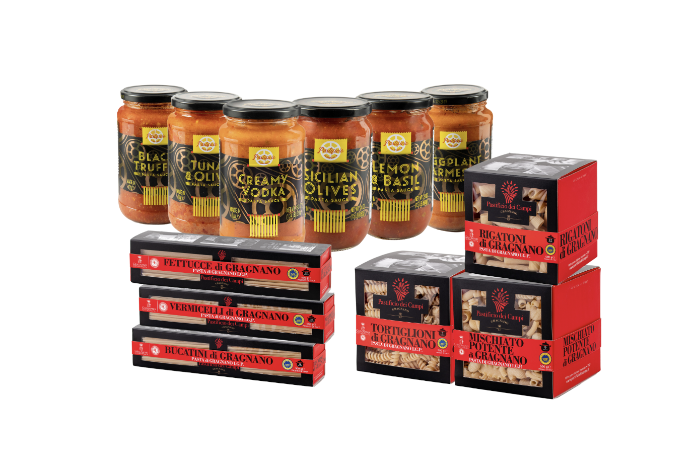 Italian Pasta & Sauce Board 12 Pack