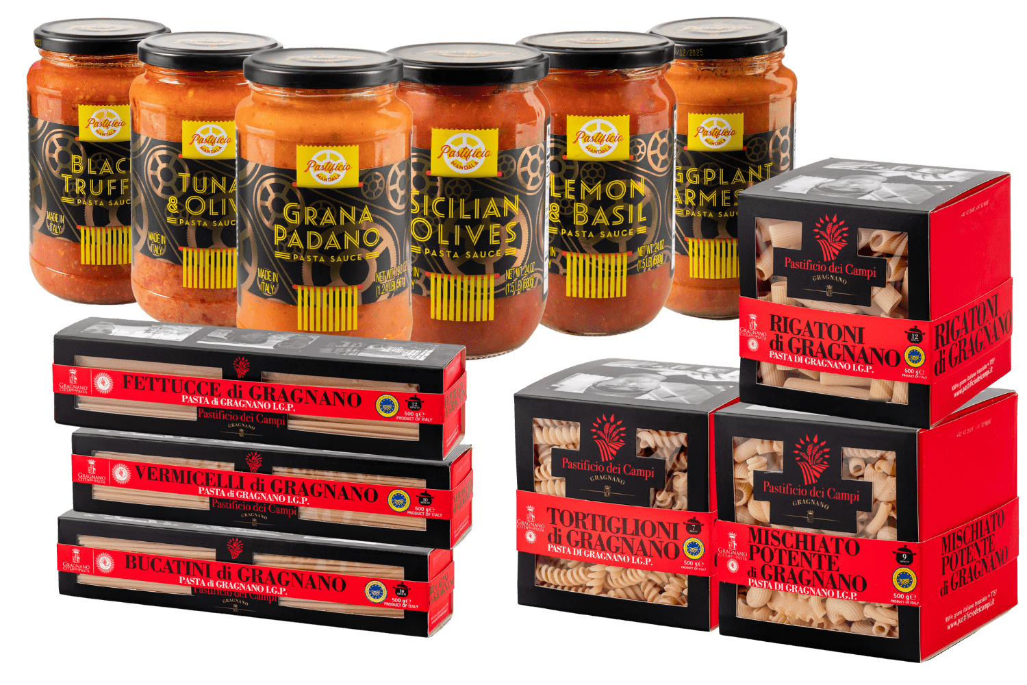 Italian Pasta & Sauce Board 12 Pack