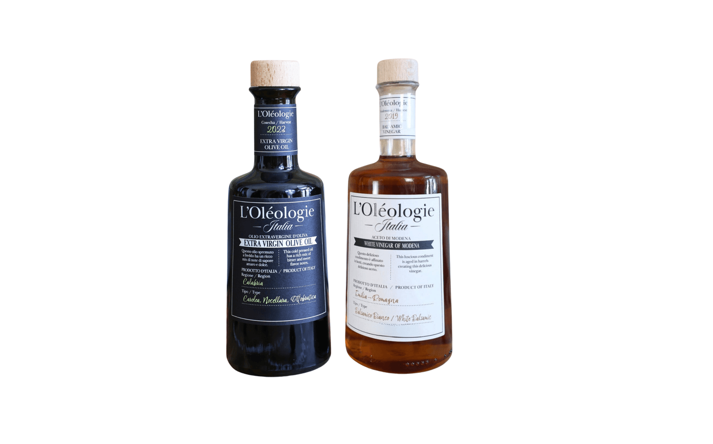 L'Oléologie Italian Oil & Vinegar 500ml 2 Pack