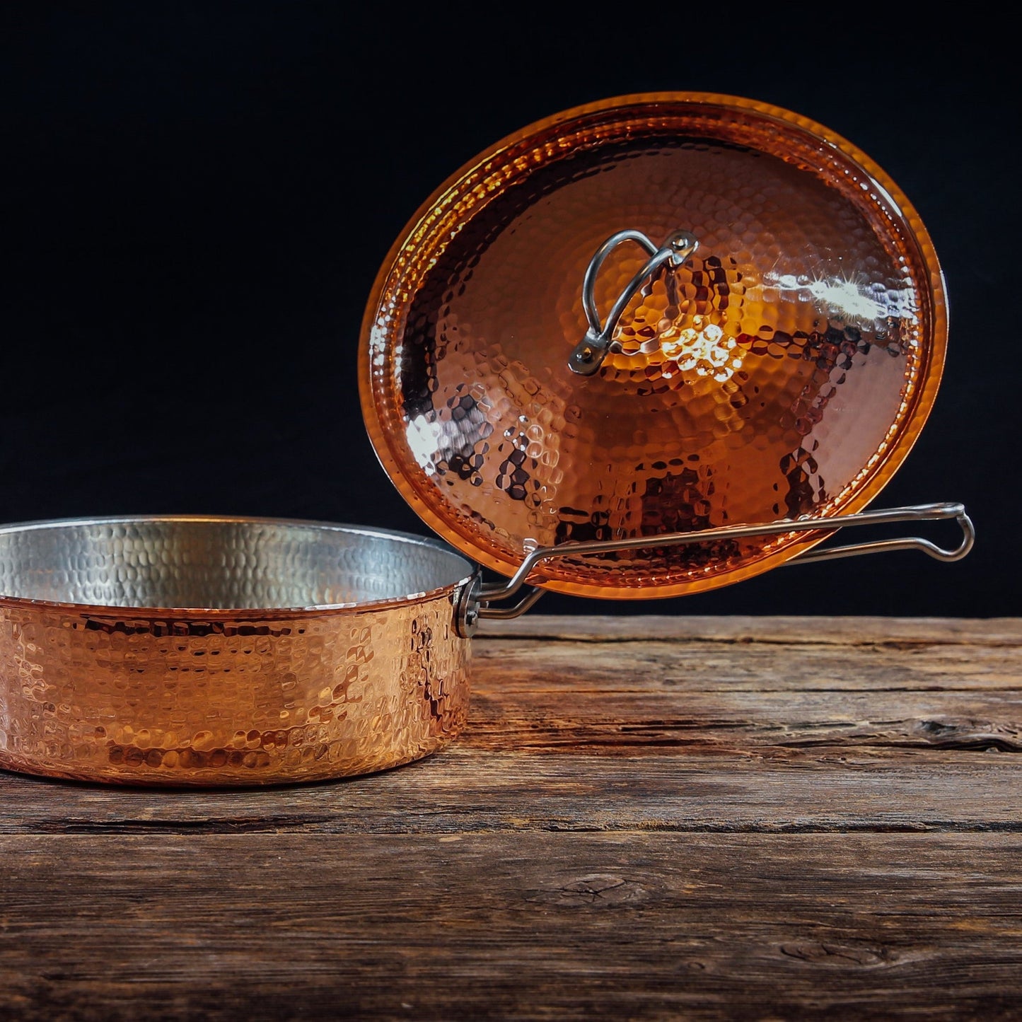 Copper Saute Pan with lid (Handmade!)