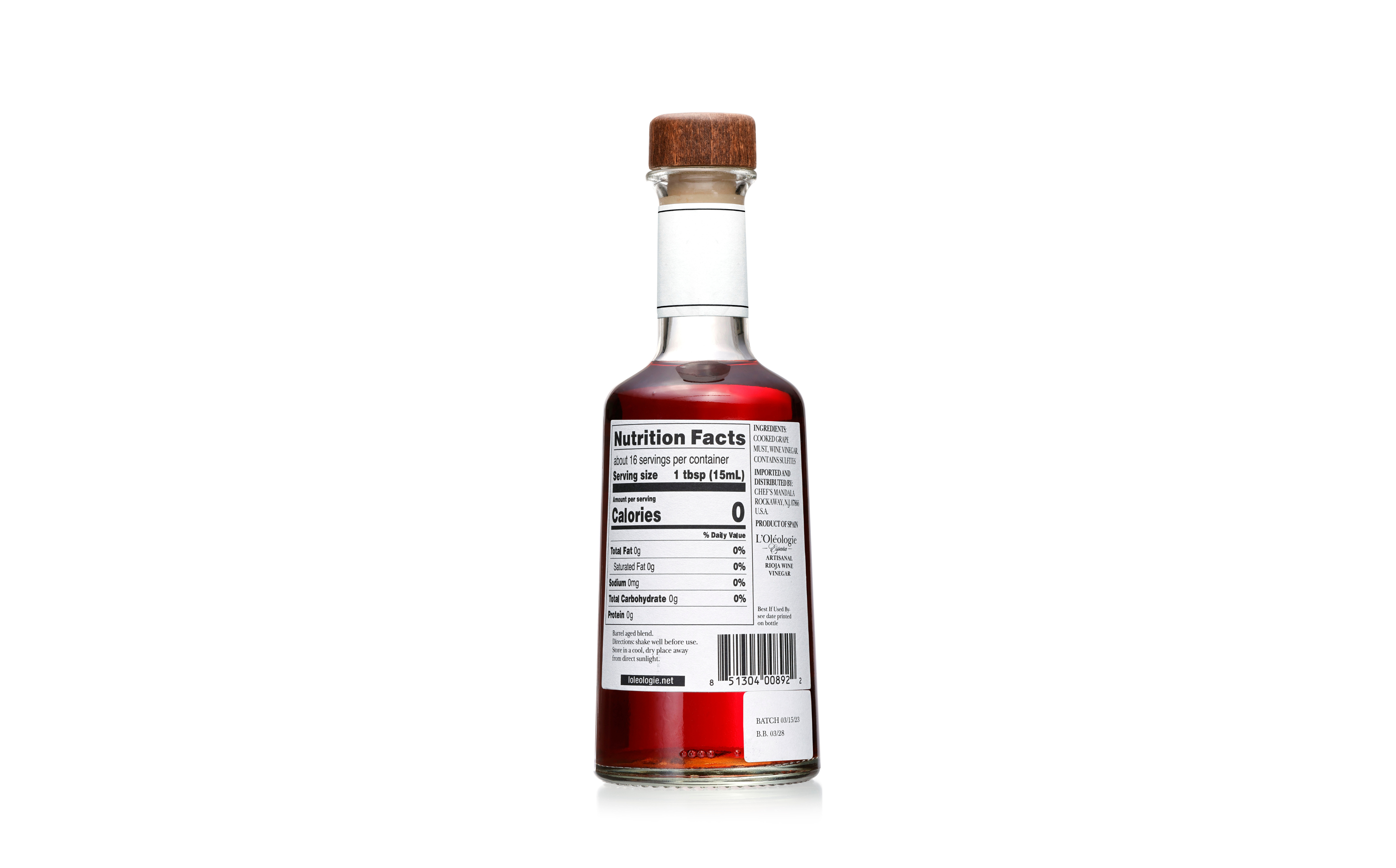 L'Olèologie - Rioja Spanish Barrel Vinegar (5 Yr) 250 ml