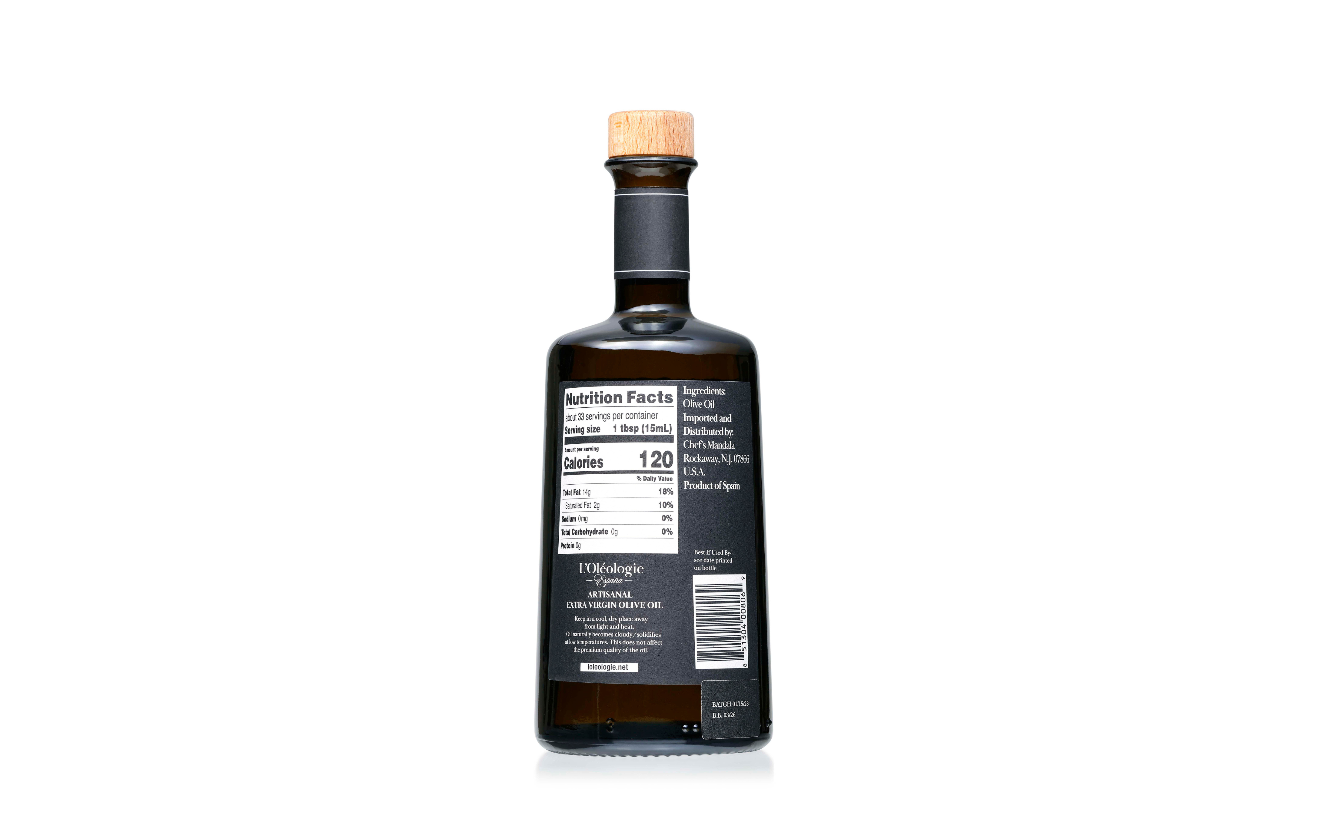 L'Olèologie - Spanish Extra Virgin Olive Oil 500 ml