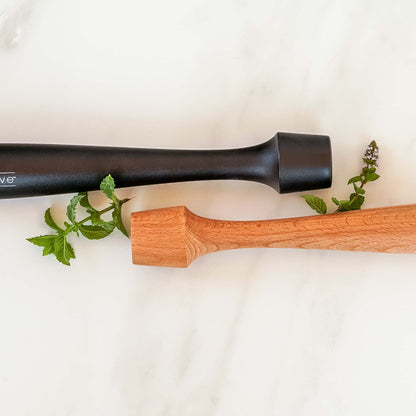 Natural Hardwood Extra Long Cocktail Muddler