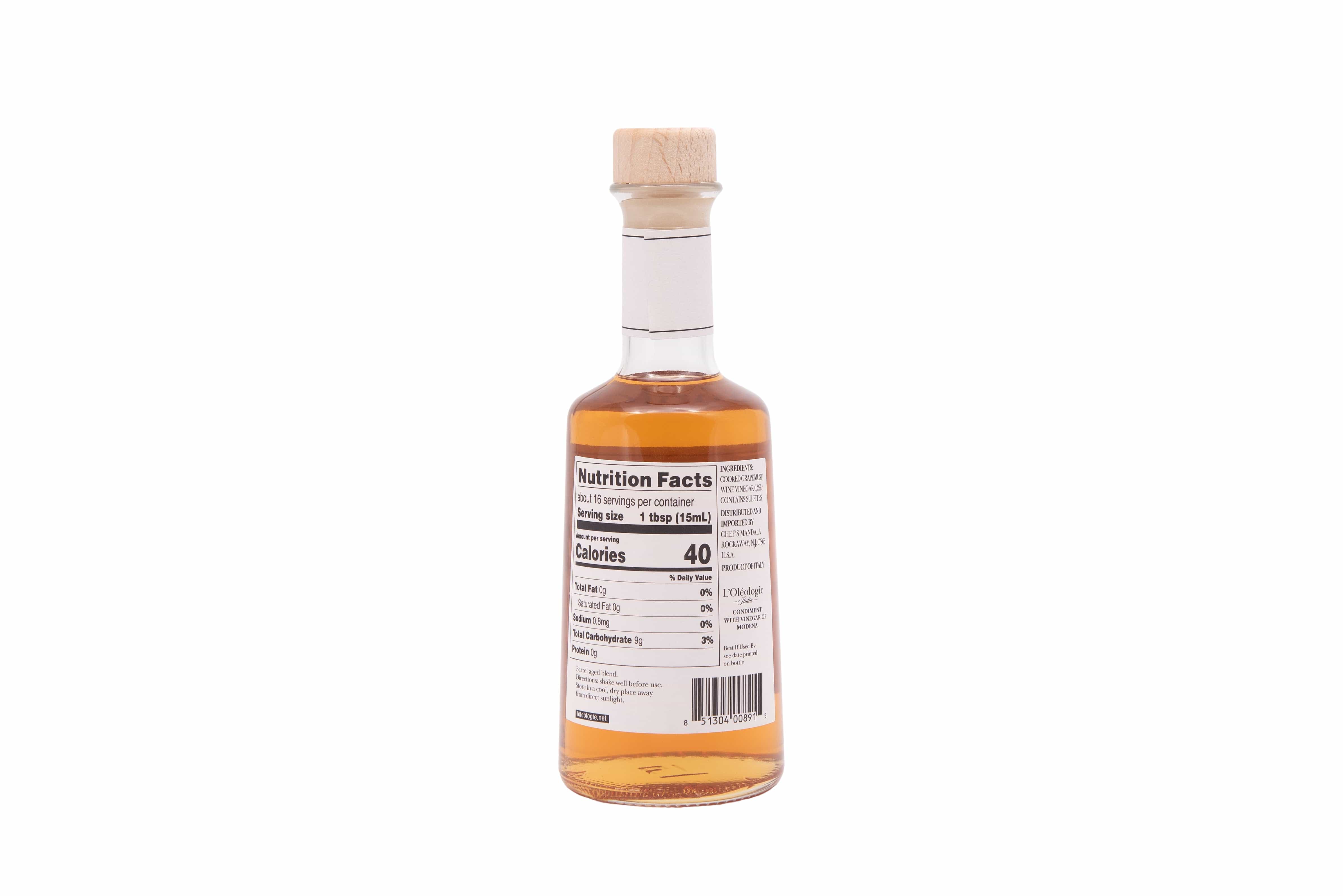 L'Olèologie - White Italian Balsamic Vinegar (3 Yr) 250ml