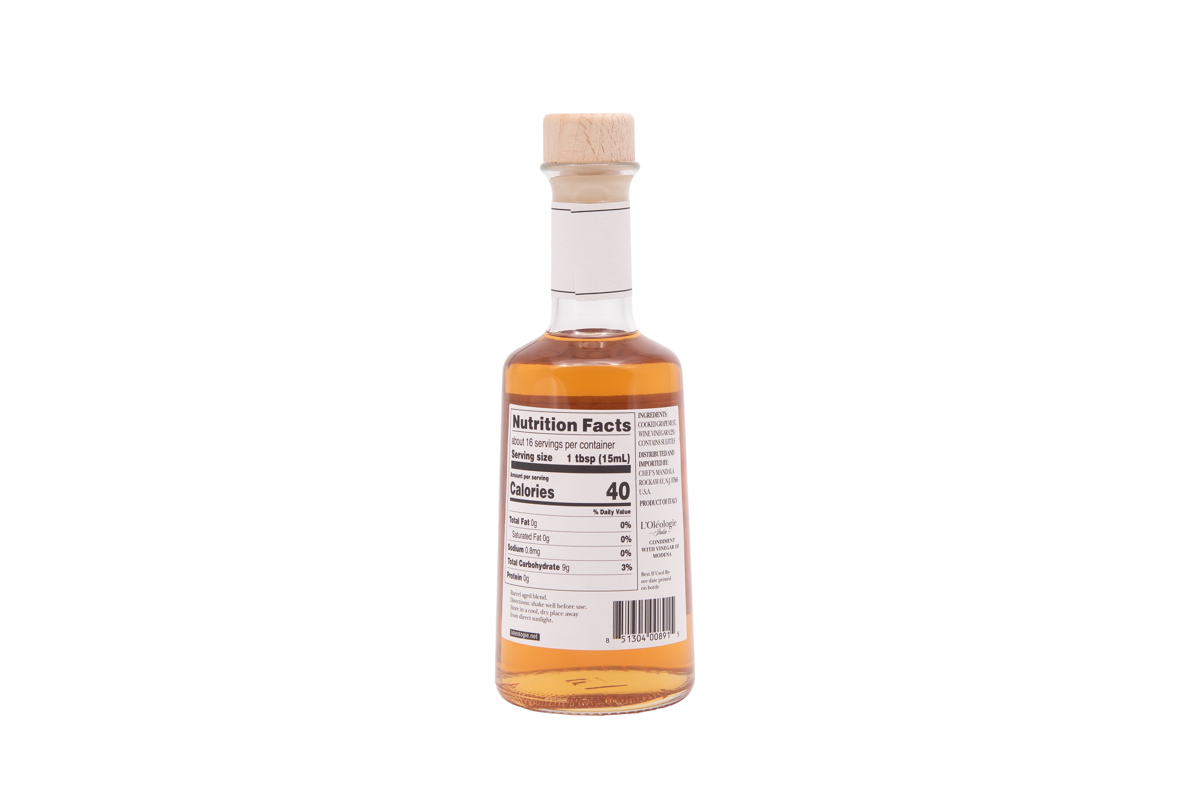 L'Olèologie - White Italian Balsamic Vinegar (3 Yr) 250ml