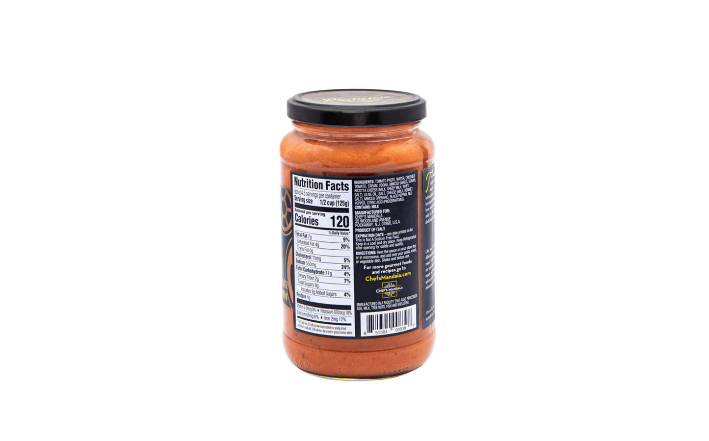 Pastificio Mandala Creamy Vodka Sauce 19.8 oz