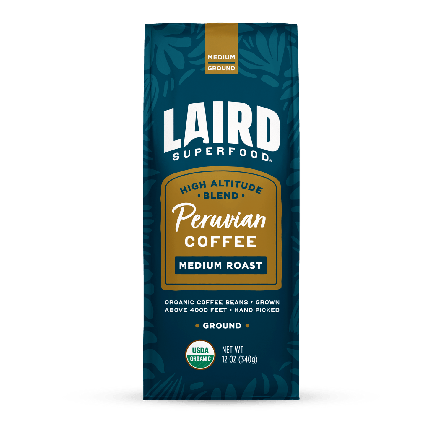 Organic Peruvian Medium Roast Ground Coffee