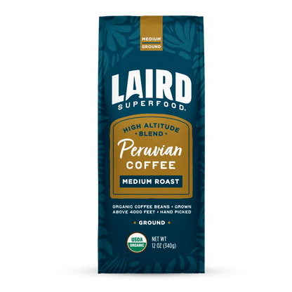 Organic Peruvian Medium Roast Ground Coffee