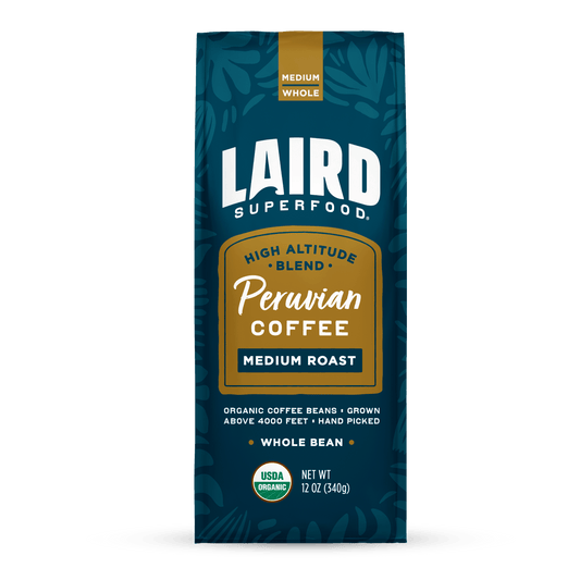 Organic Peruvian Medium Roast Whole Bean Coffee